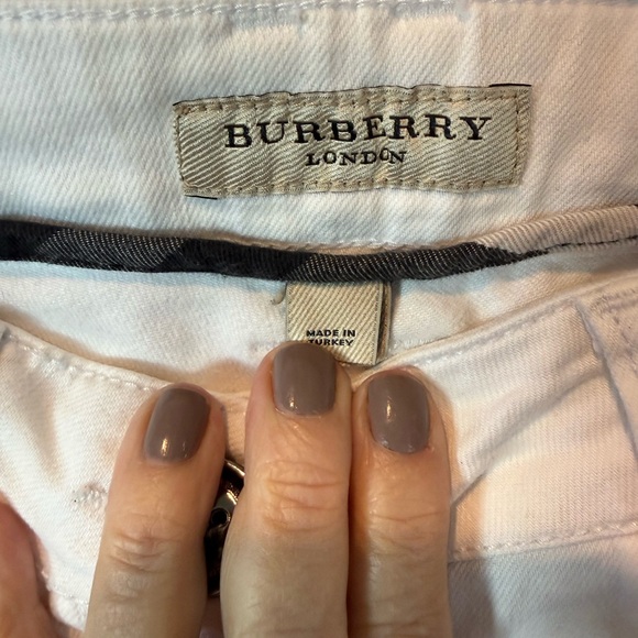 Burberry White Women's Pants - Picture 5 of 5